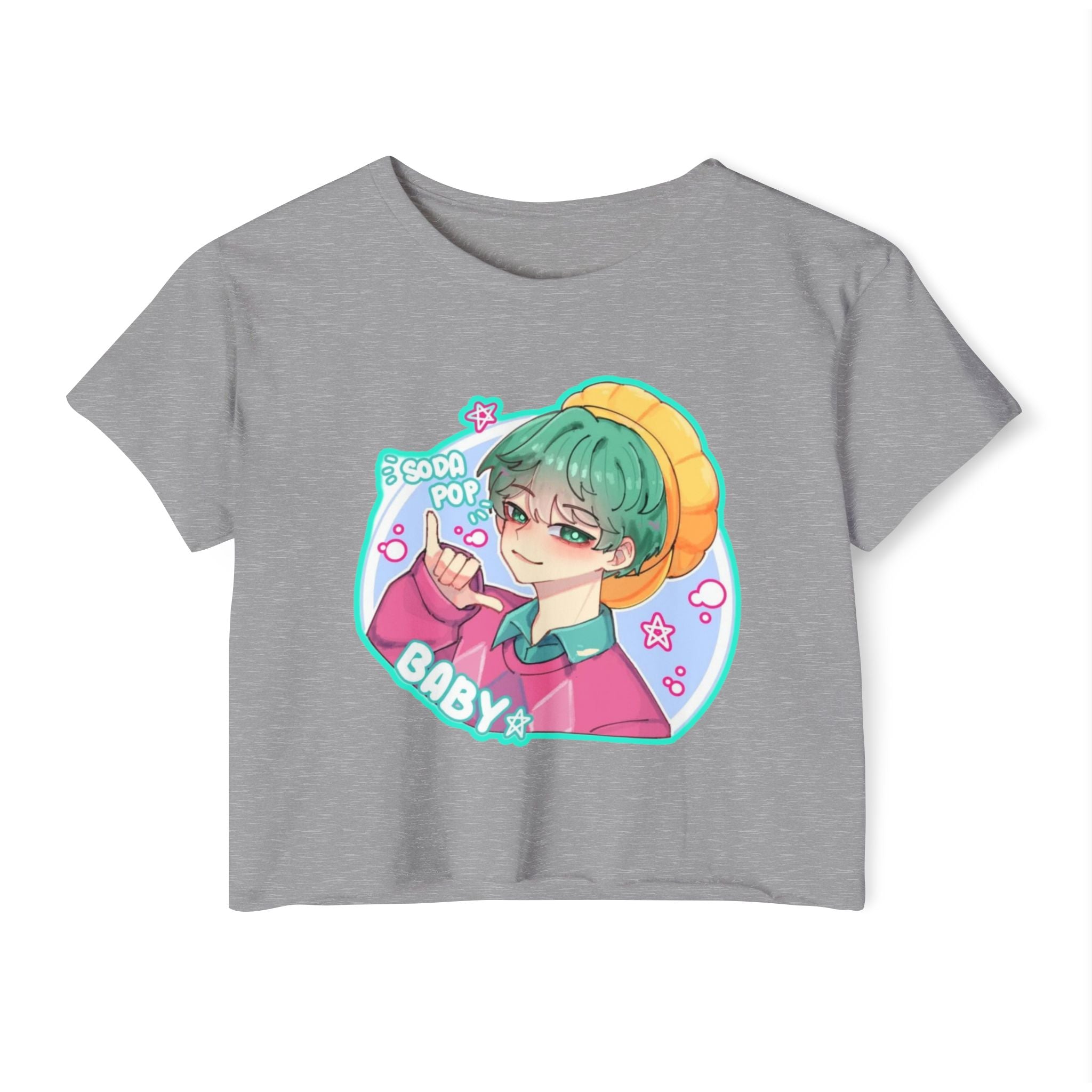Cute Graphic kpop boys 3 Crop Top for Women, Festival Wear, Baby Pop Art Tee, Casual Summer Top, Gift for Music Lovers, Trendy Streetwear