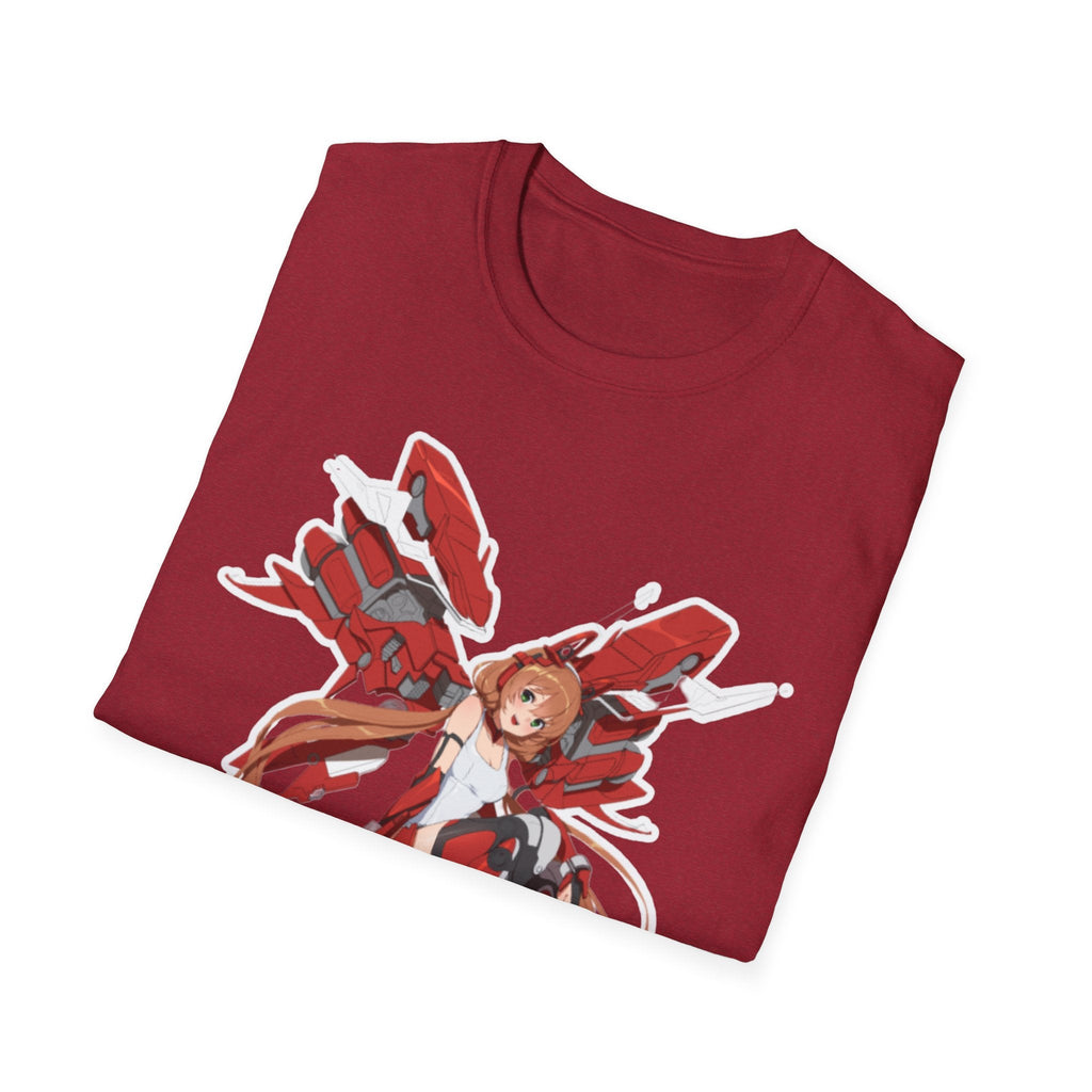 Red Butterfly Graphic Unisex T-Shirt, Cute Casual Tee, Anime-Inspired Apparel, Gift for Friends, Birthday Surprise