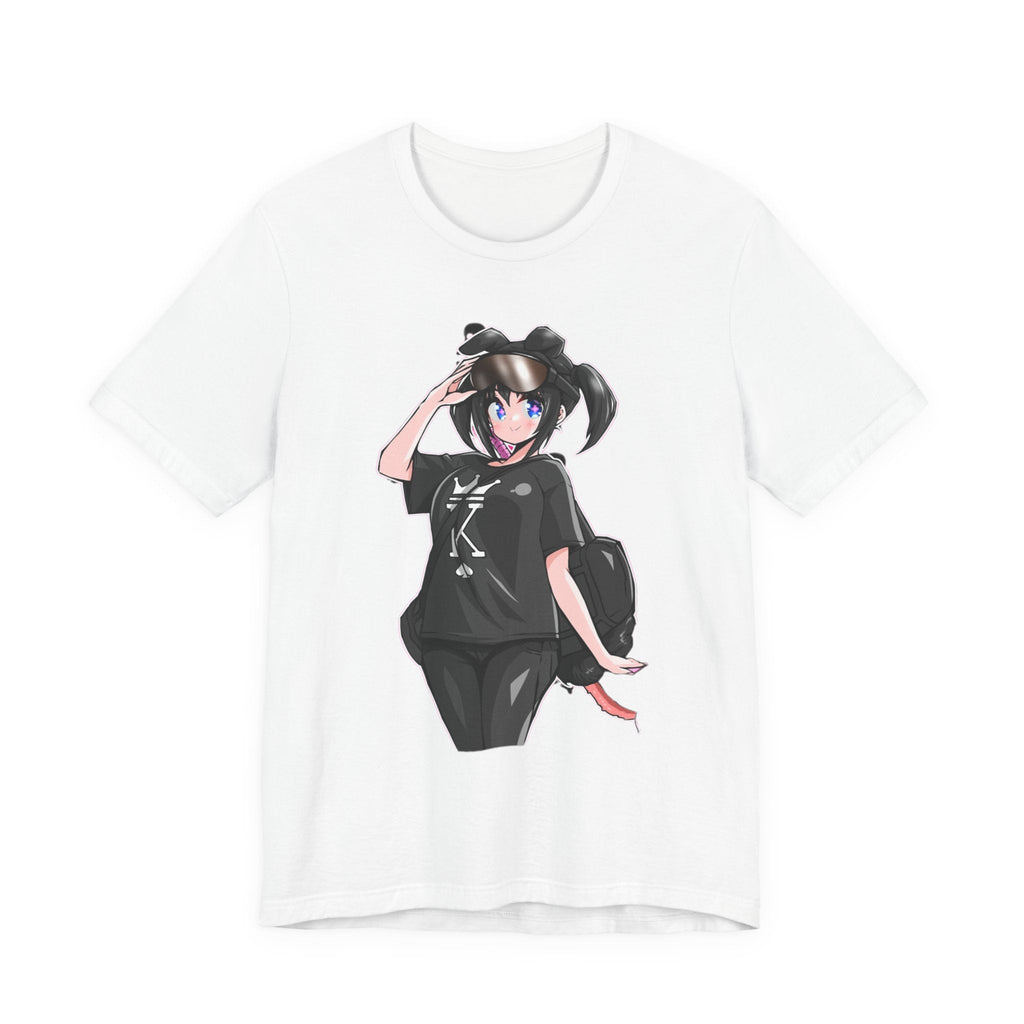 Lewd Anime-Themed Unisex Tee for Fans, Cute Graphic T-Shirt, Comfortable Everyday Wear, Perfect Gift for Anime Lovers, Stylish Casual Top