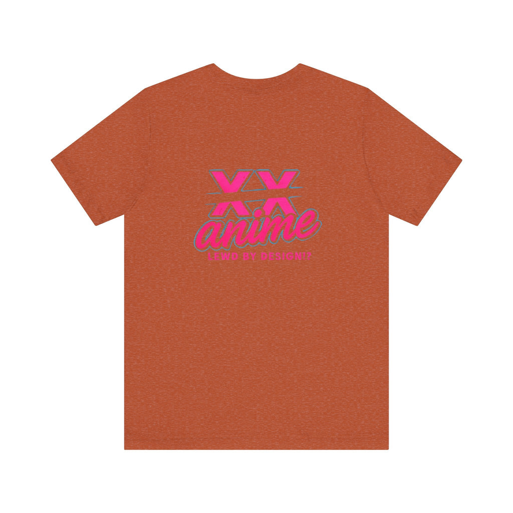 Lewd Anime-Themed Unisex Tee for Fans, Cute Graphic T-Shirt, Comfortable Everyday Wear, Perfect Gift for Anime Lovers, Stylish Casual Top