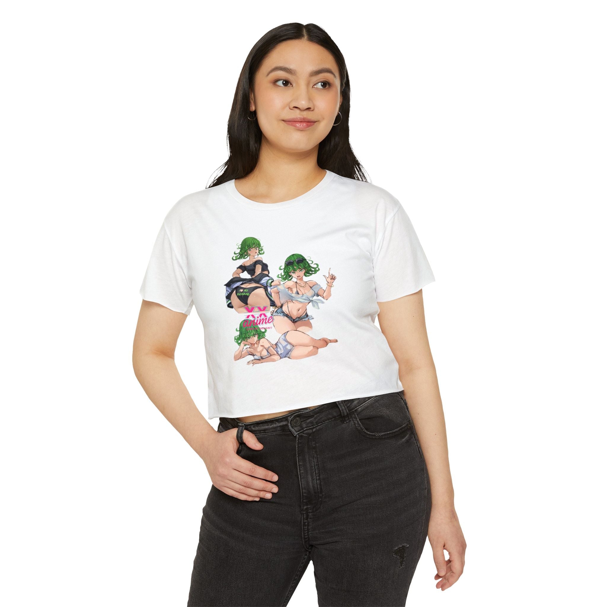 Anime-Inspired Women's Festival Crop Top, Cute Summer Top, Party Wear, Trendy Apparel, Anime Lover Gift, Festival Fashion