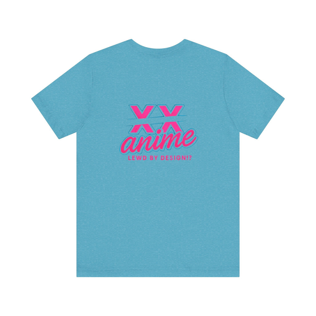 Lewd Anime-Themed Unisex Tee for Fans, Cute Graphic T-Shirt, Comfortable Everyday Wear, Perfect Gift for Anime Lovers, Stylish Casual Top