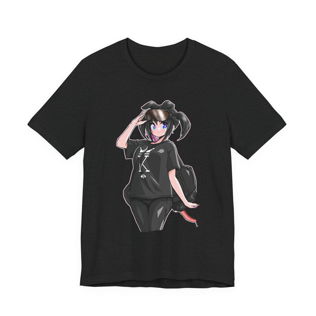 Lewd Anime-Themed Unisex Tee for Fans, Cute Graphic T-Shirt, Comfortable Everyday Wear, Perfect Gift for Anime Lovers, Stylish Casual Top