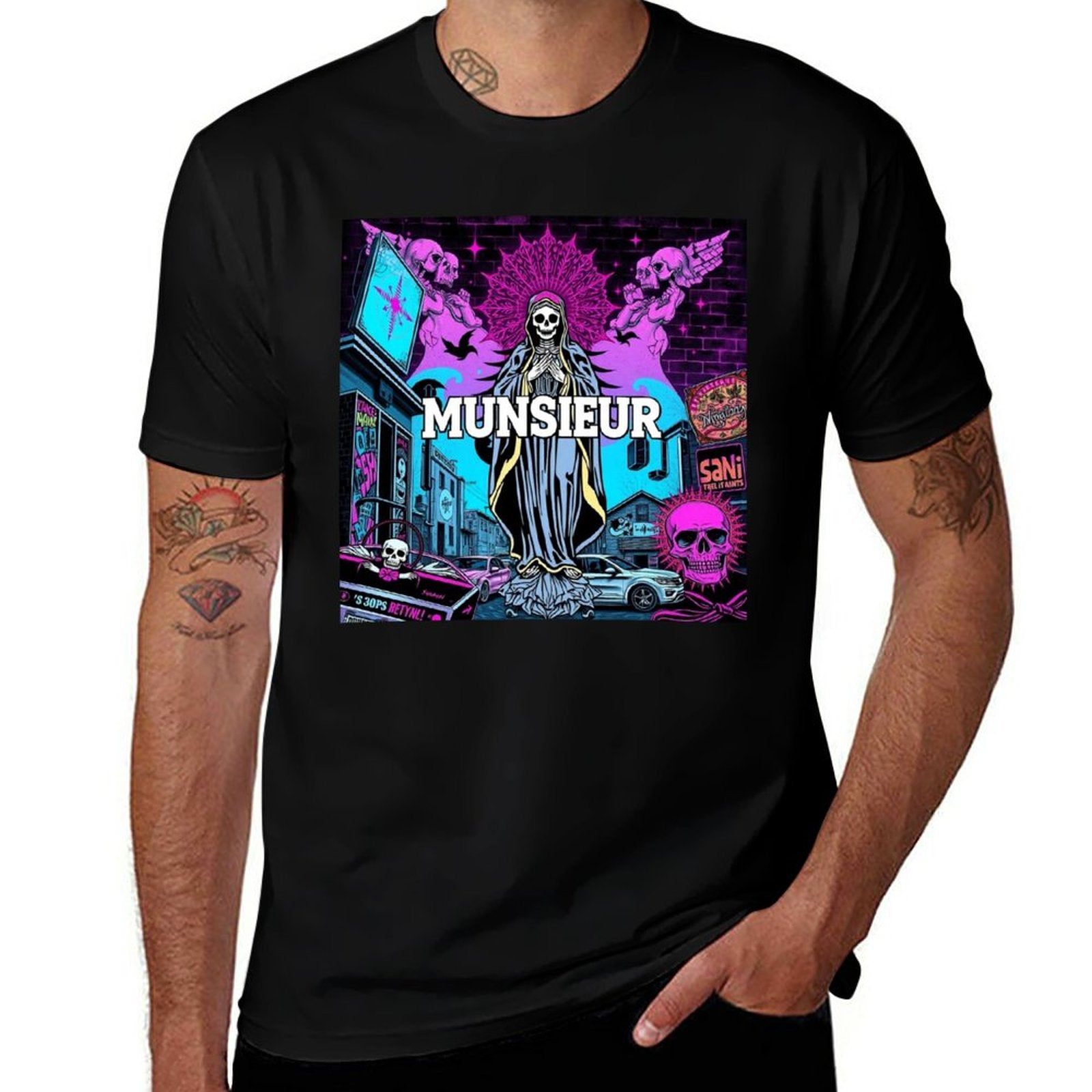 Men's Tee Munsieur Brand Design "D Day" Graphic Tee