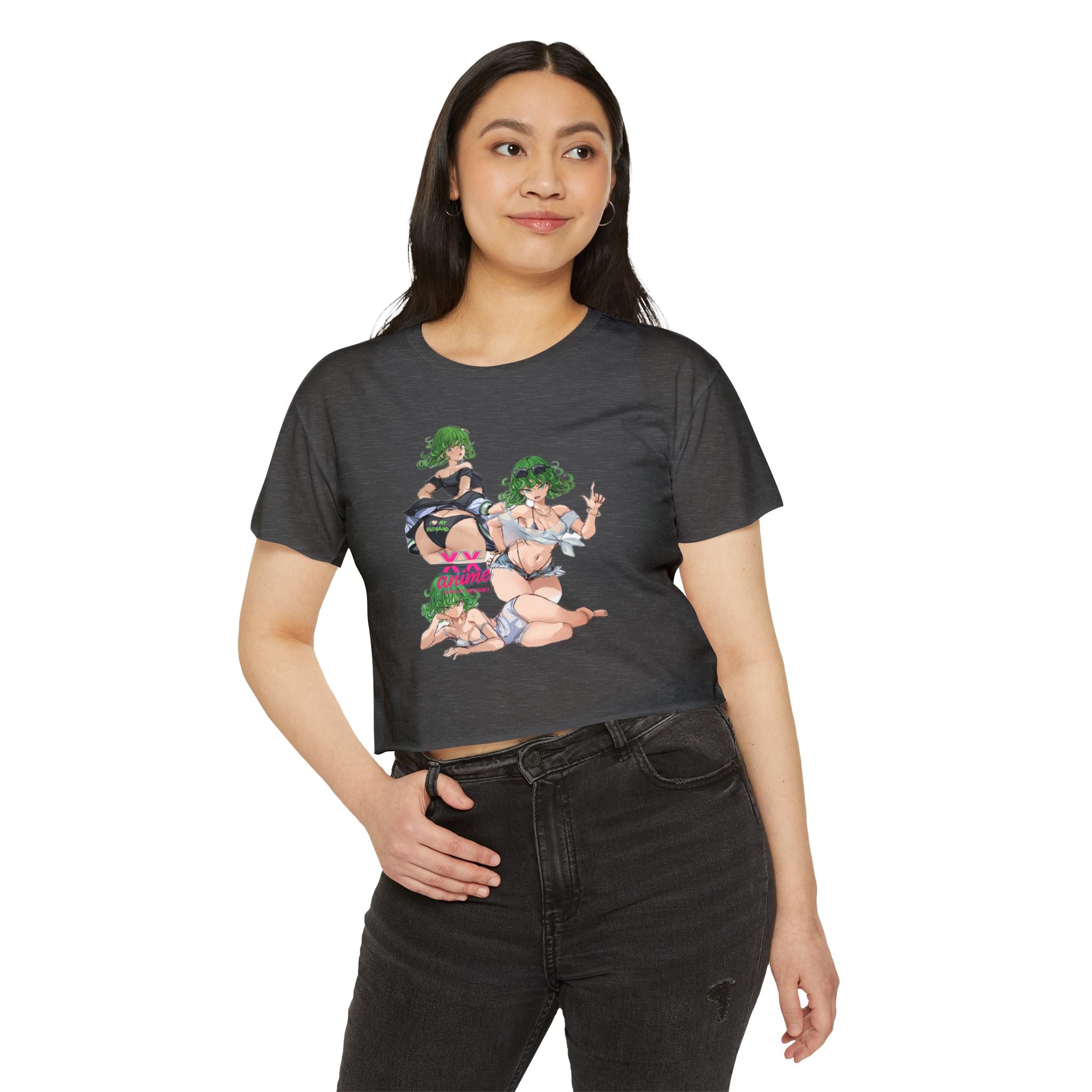 Anime-Inspired Women's Festival Crop Top, Cute Summer Top, Party Wear, Trendy Apparel, Anime Lover Gift, Festival Fashion