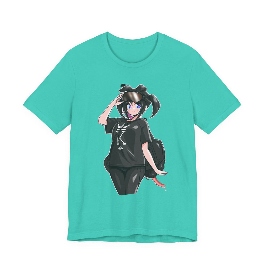 Lewd Anime-Themed Unisex Tee for Fans, Cute Graphic T-Shirt, Comfortable Everyday Wear, Perfect Gift for Anime Lovers, Stylish Casual Top