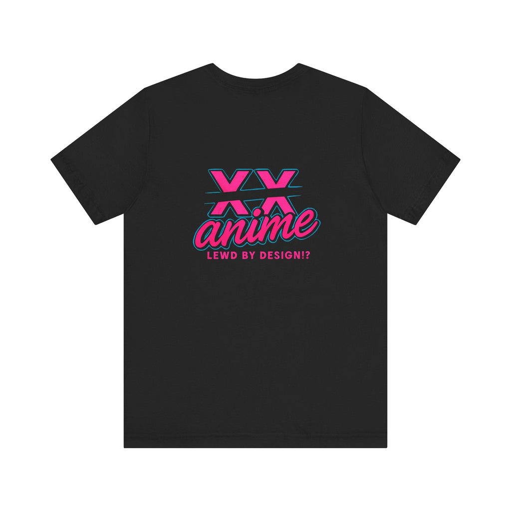 Lewd Anime-Themed Unisex Tee for Fans, Cute Graphic T-Shirt, Comfortable Everyday Wear, Perfect Gift for Anime Lovers, Stylish Casual Top