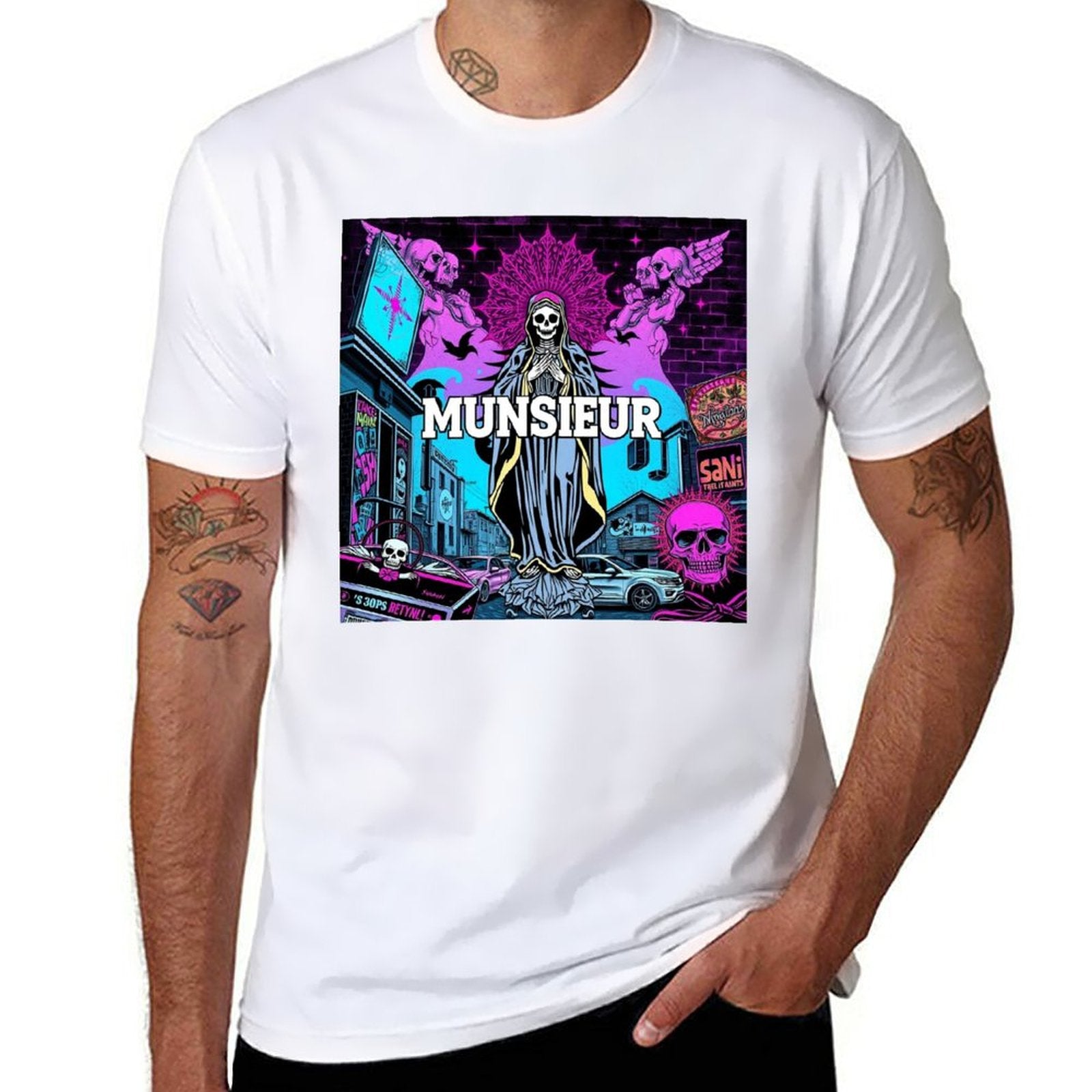 Men's Tee Munsieur Brand Design "D Day" Graphic Tee