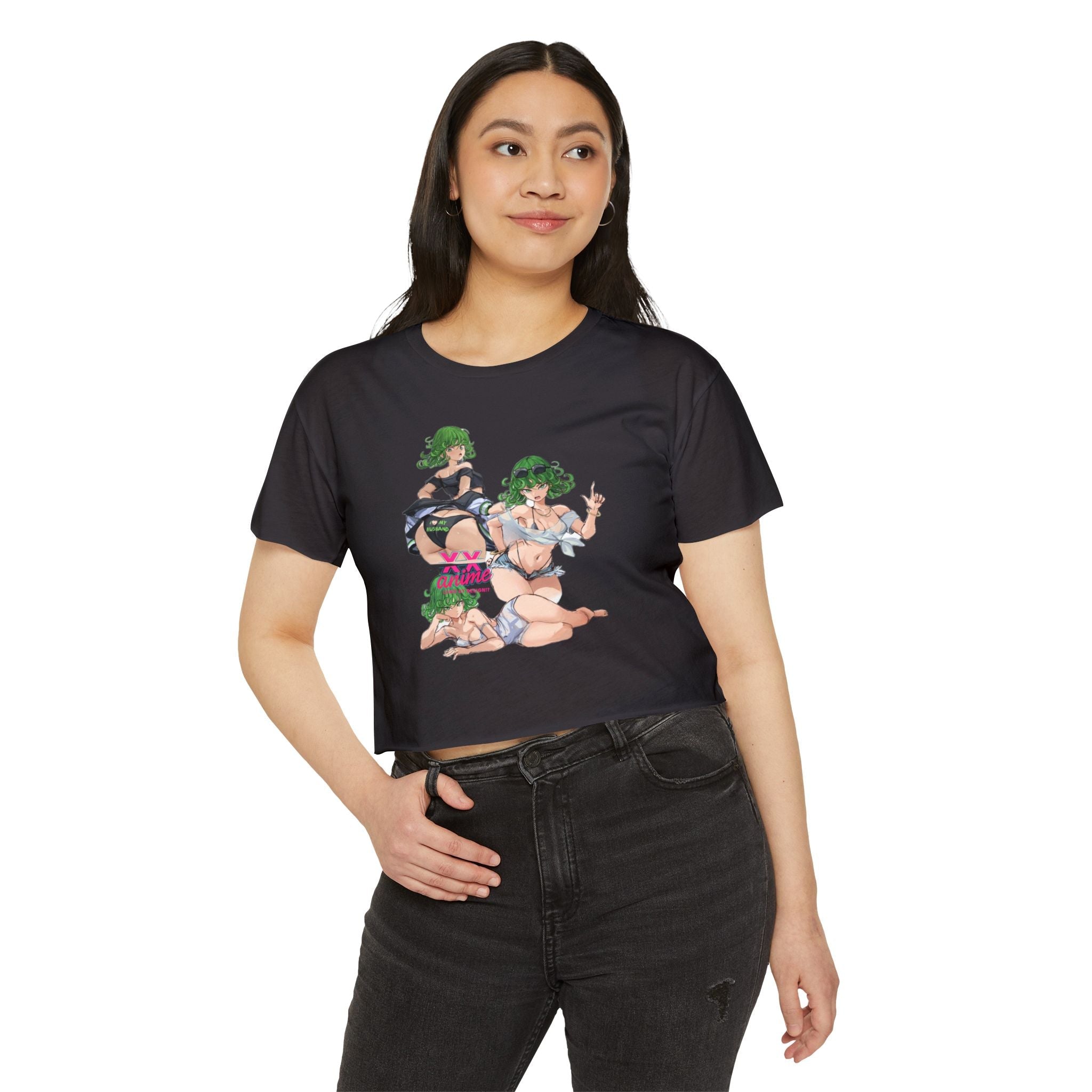 Anime-Inspired Women's Festival Crop Top, Cute Summer Top, Party Wear, Trendy Apparel, Anime Lover Gift, Festival Fashion