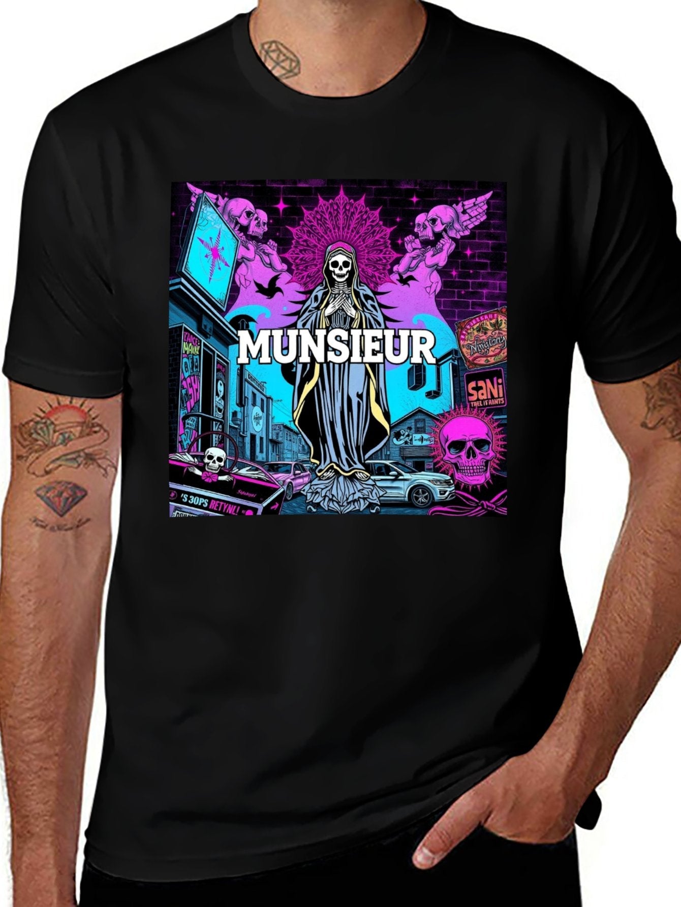 Men's Tee Munsieur Brand Design "D Day" Graphic Tee