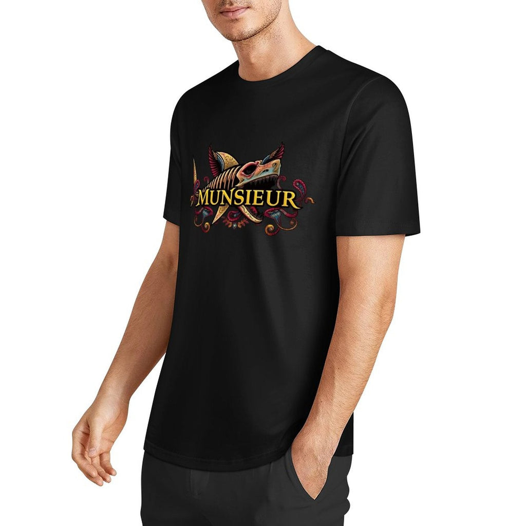 Men's Set Cotton Tee Design "Street Shark" by MUNSIEUR