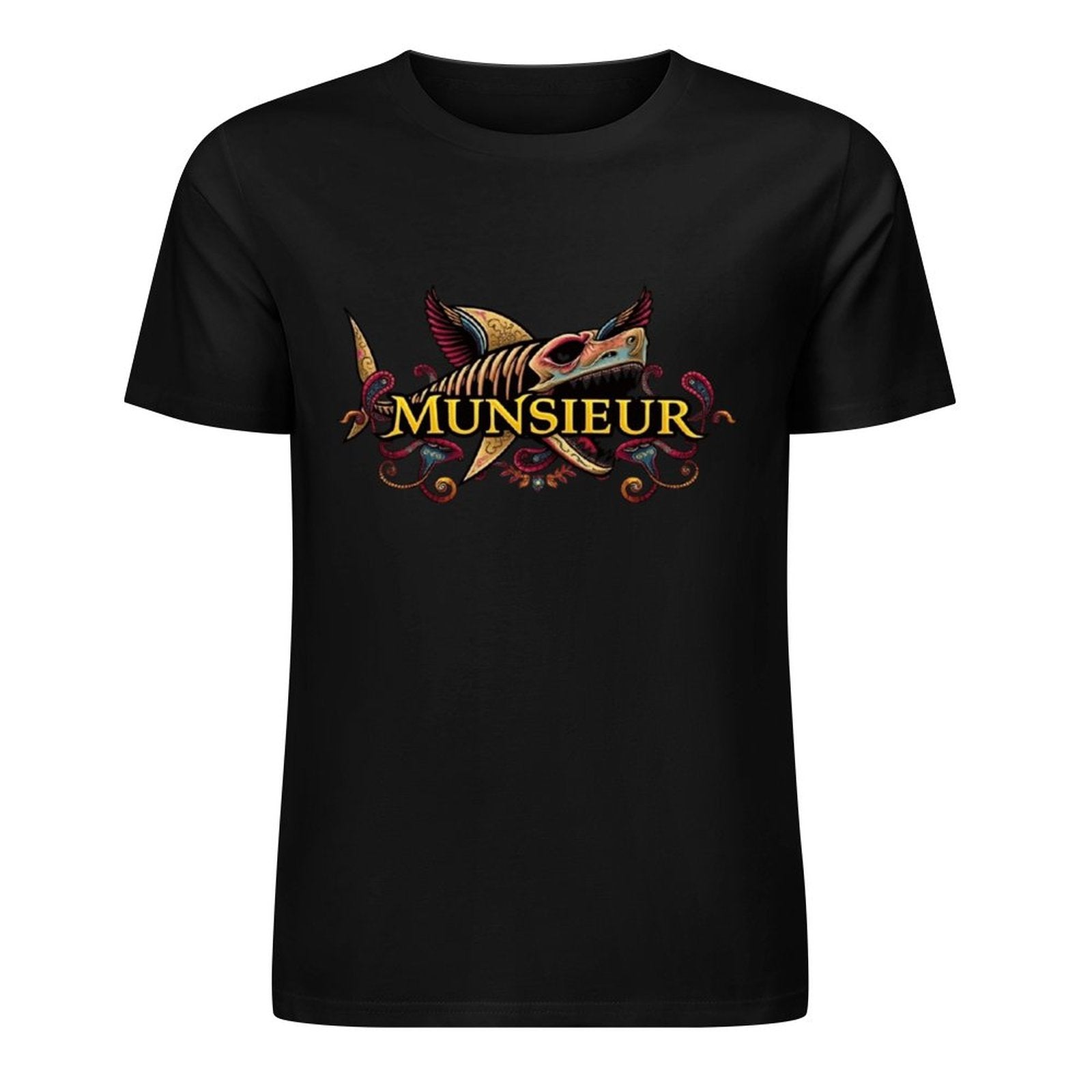 Men's Set Cotton Tee Design "Street Shark" by MUNSIEUR