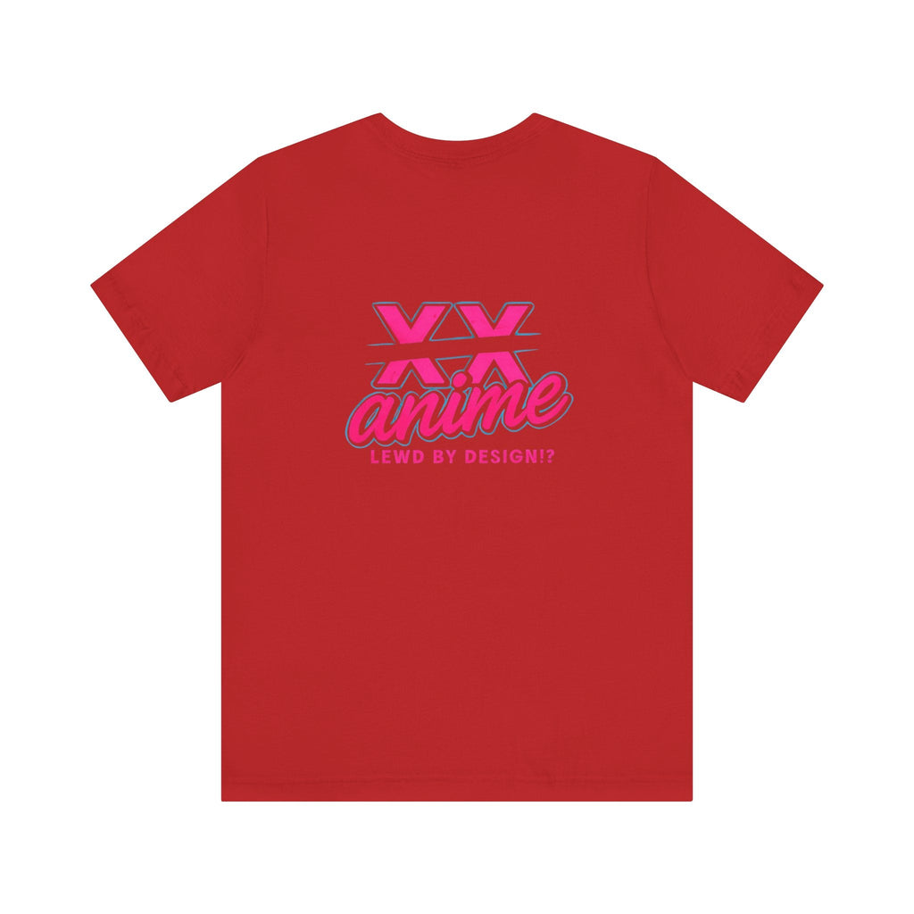 Lewd Anime-Themed Unisex Tee for Fans, Cute Graphic T-Shirt, Comfortable Everyday Wear, Perfect Gift for Anime Lovers, Stylish Casual Top