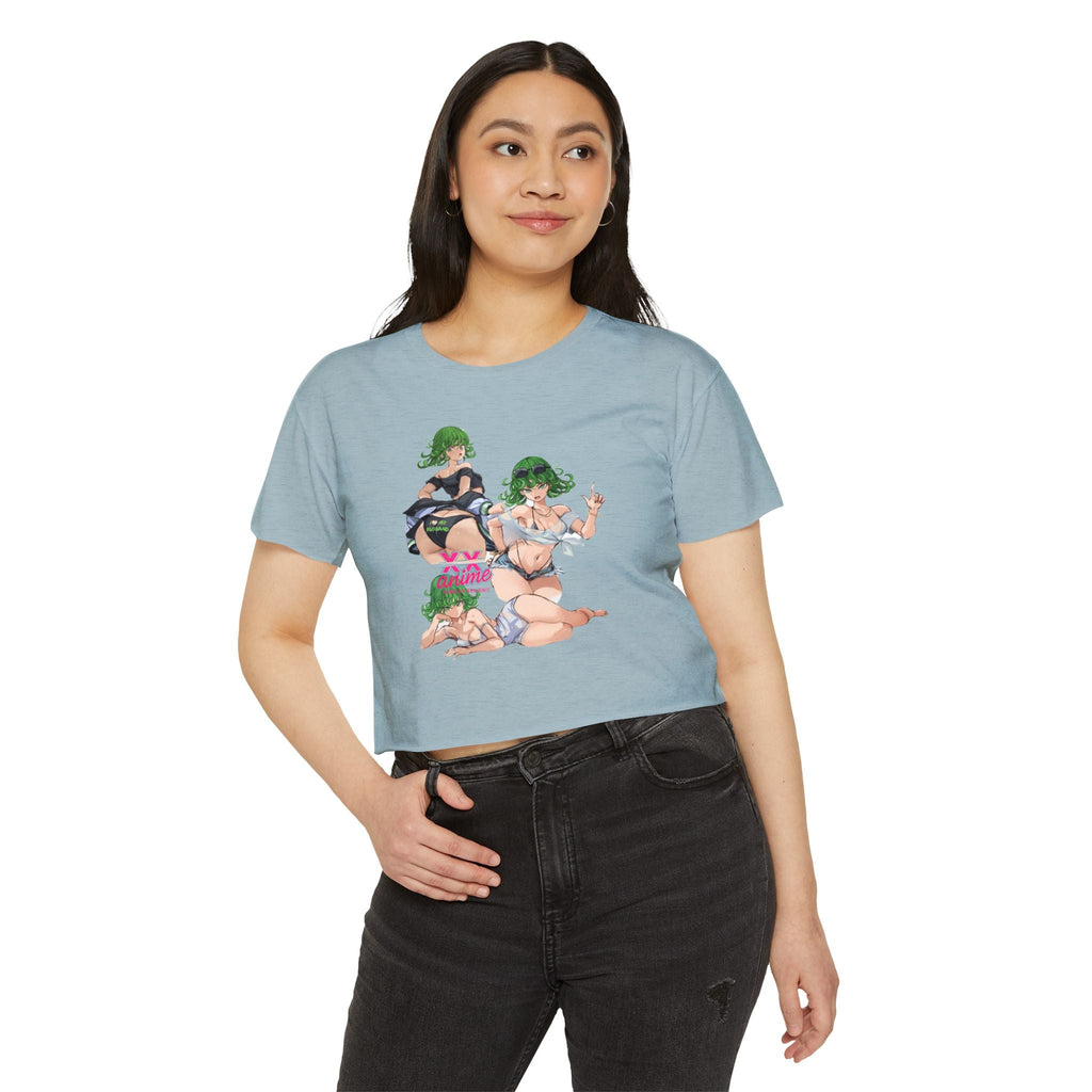 Anime-Inspired Women's Festival Crop Top, Cute Summer Top, Party Wear, Trendy Apparel, Anime Lover Gift, Festival Fashion