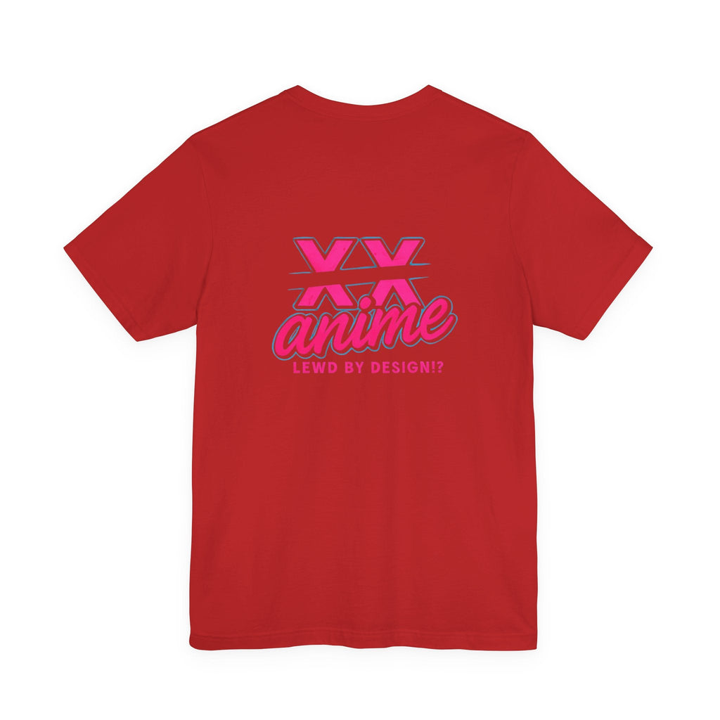 Lewd Anime-Themed Unisex Tee for Fans, Cute Graphic T-Shirt, Comfortable Everyday Wear, Perfect Gift for Anime Lovers, Stylish Casual Top