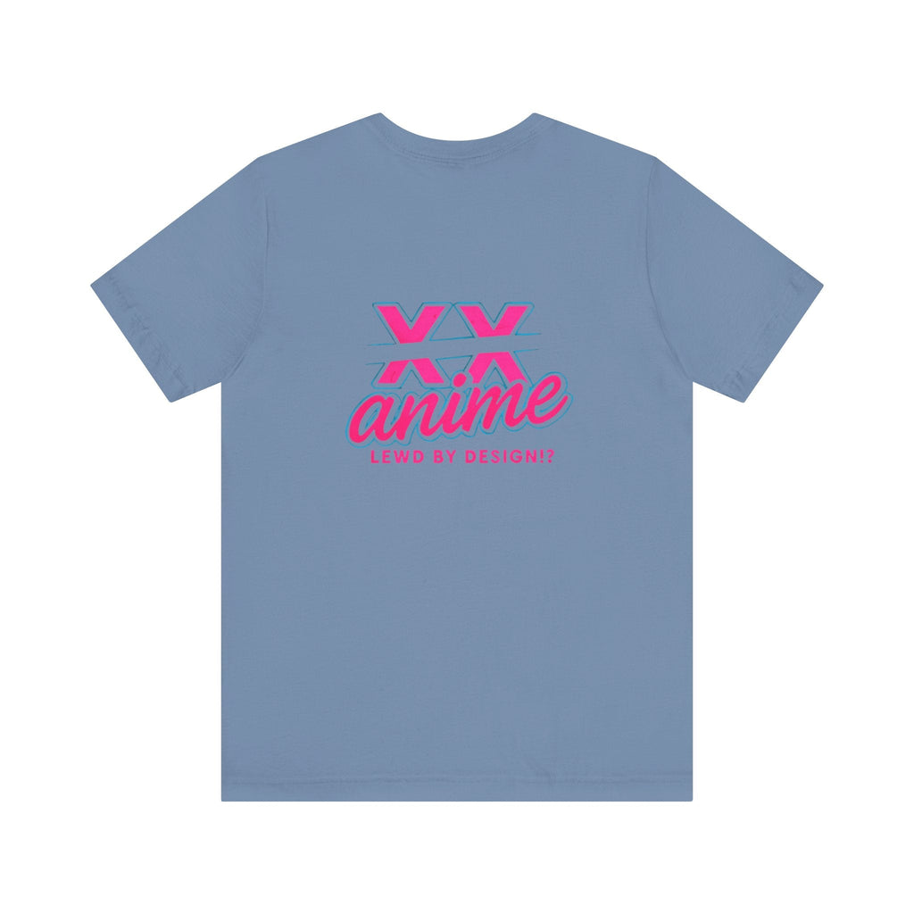 Lewd Anime-Themed Unisex Tee for Fans, Cute Graphic T-Shirt, Comfortable Everyday Wear, Perfect Gift for Anime Lovers, Stylish Casual Top