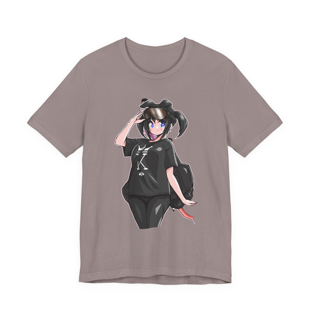 Lewd Anime-Themed Unisex Tee for Fans, Cute Graphic T-Shirt, Comfortable Everyday Wear, Perfect Gift for Anime Lovers, Stylish Casual Top