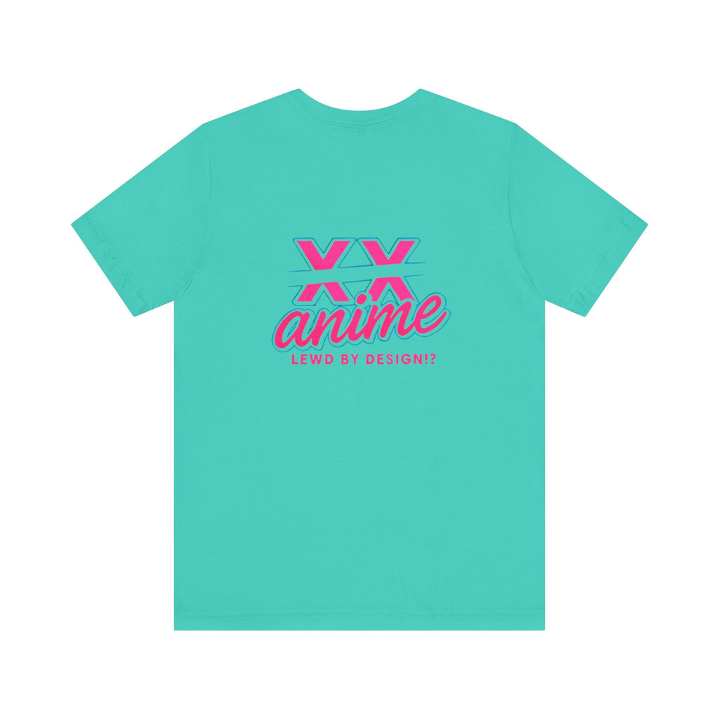 Lewd Anime-Themed Unisex Tee for Fans, Cute Graphic T-Shirt, Comfortable Everyday Wear, Perfect Gift for Anime Lovers, Stylish Casual Top