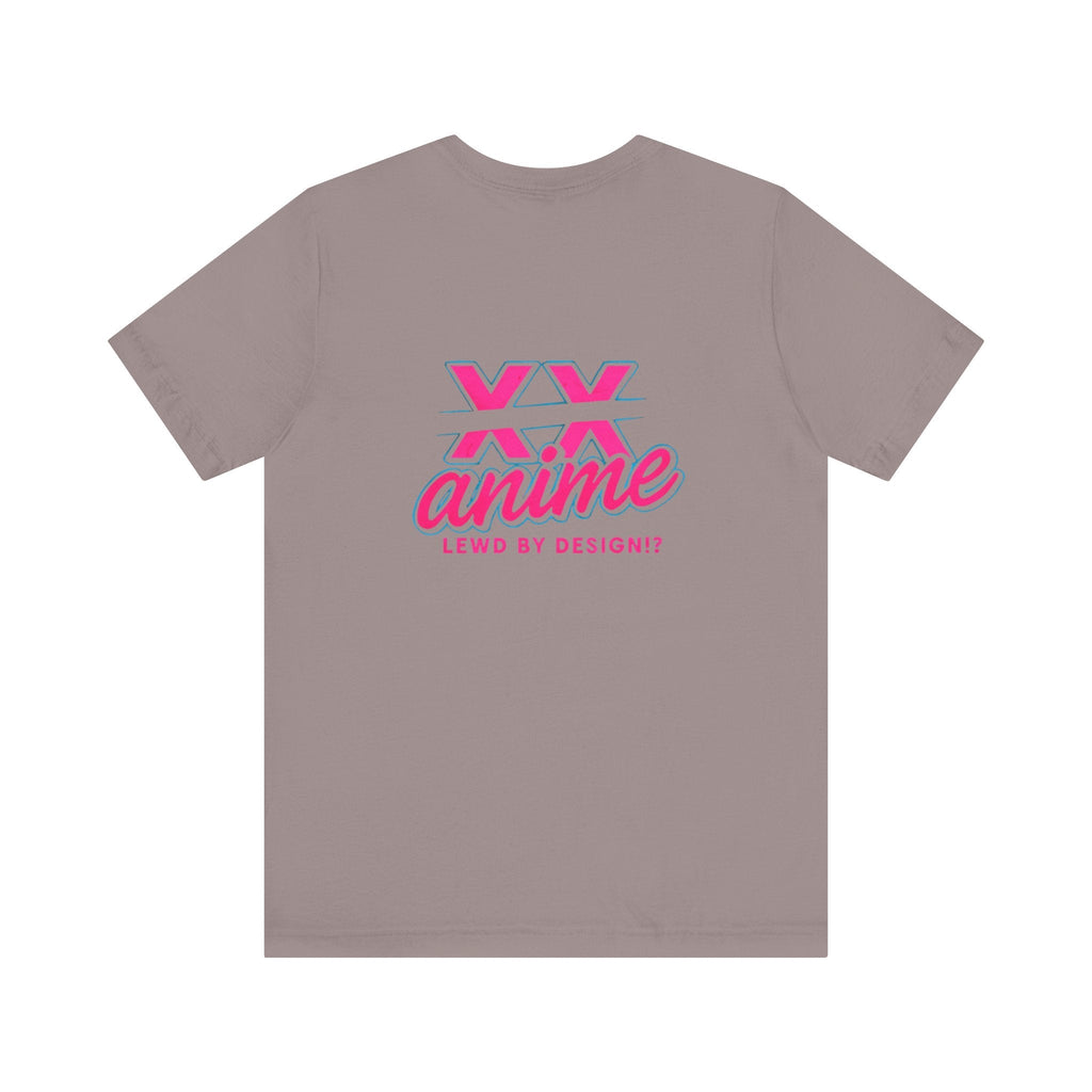 Lewd Anime-Themed Unisex Tee for Fans, Cute Graphic T-Shirt, Comfortable Everyday Wear, Perfect Gift for Anime Lovers, Stylish Casual Top