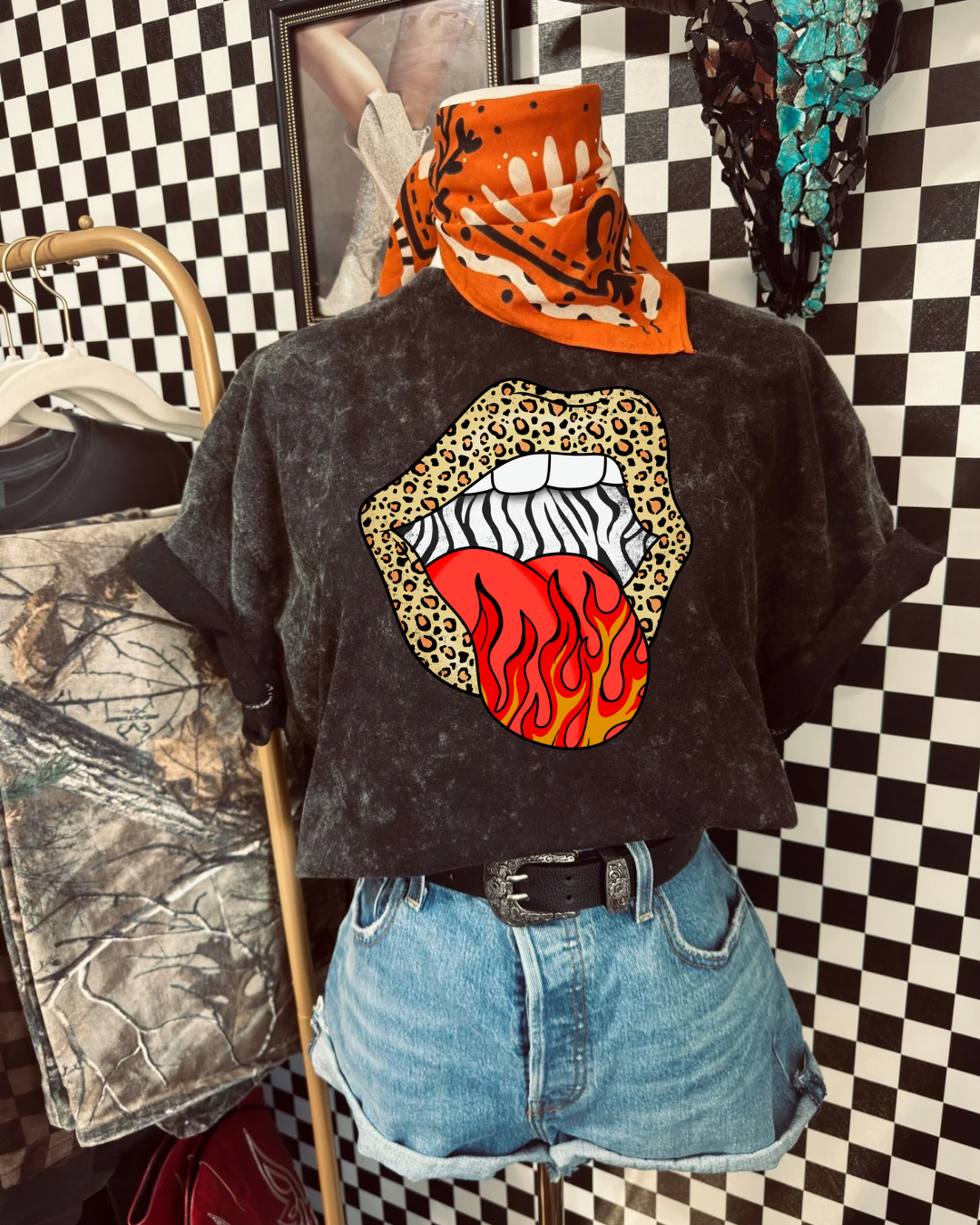 Funky RS Acid-Wash Tee