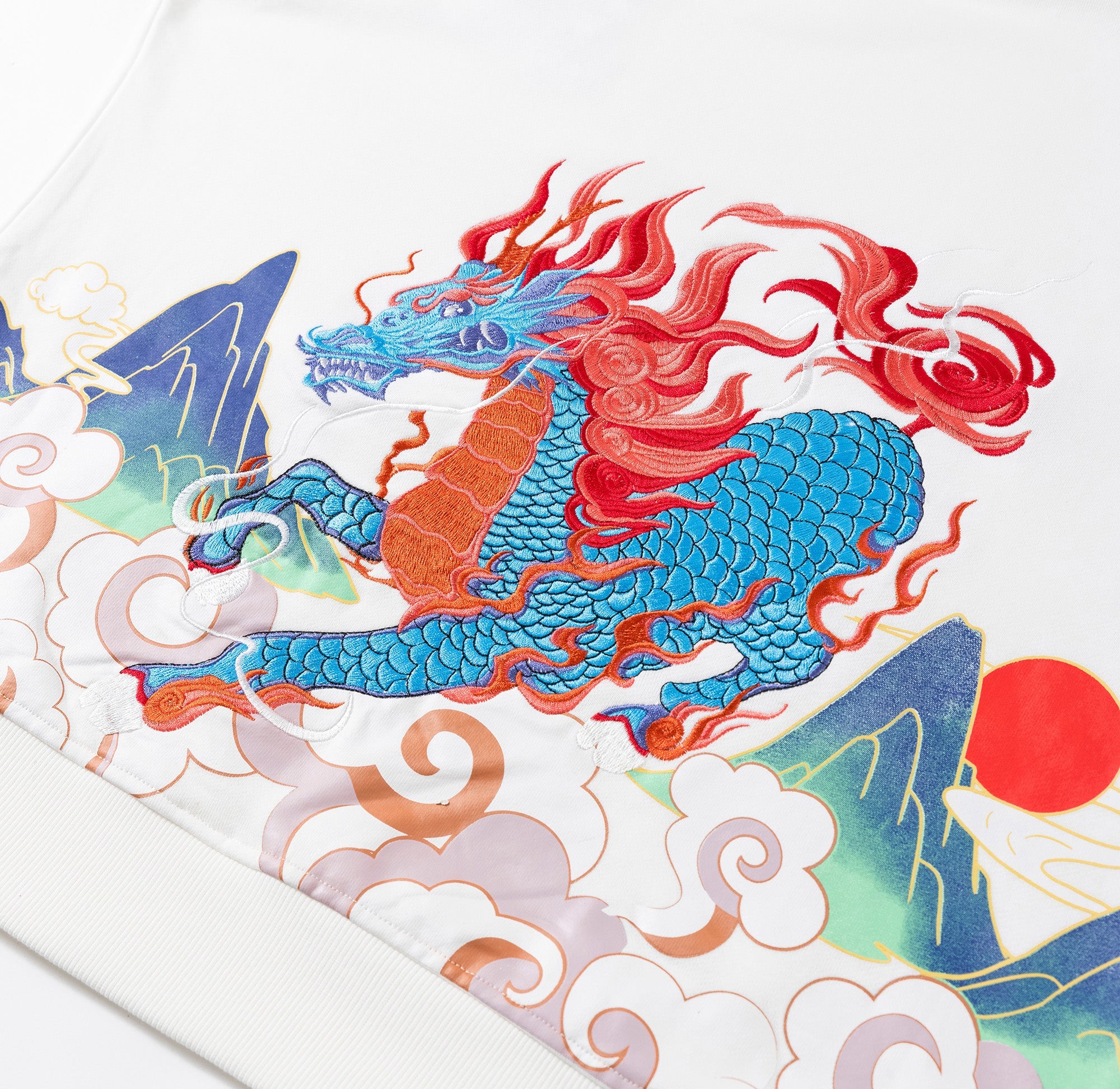 KH9240 Demon Horse Embroidery Hoodie