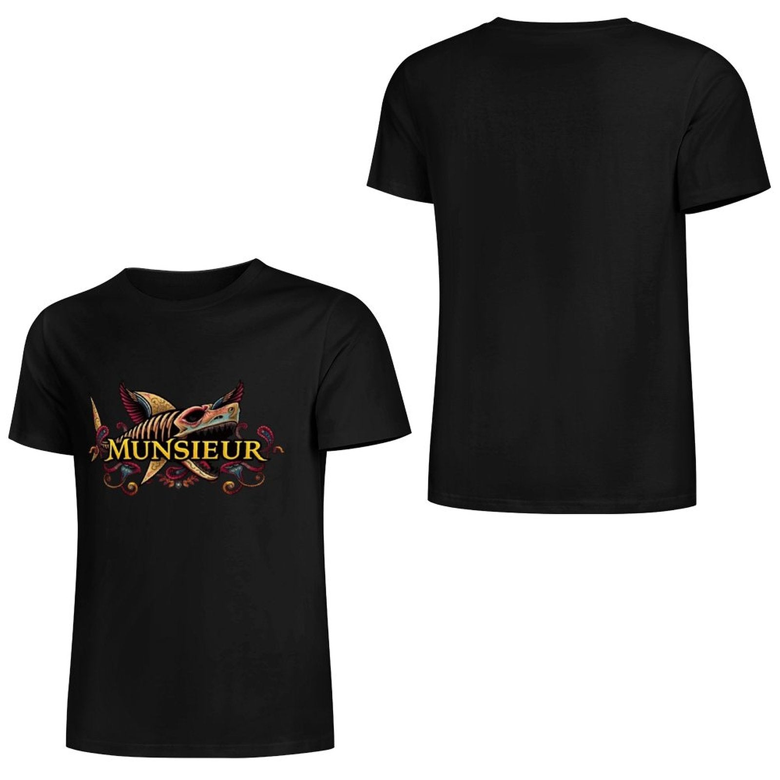 Men's Set Cotton Tee Design "Street Shark" by MUNSIEUR