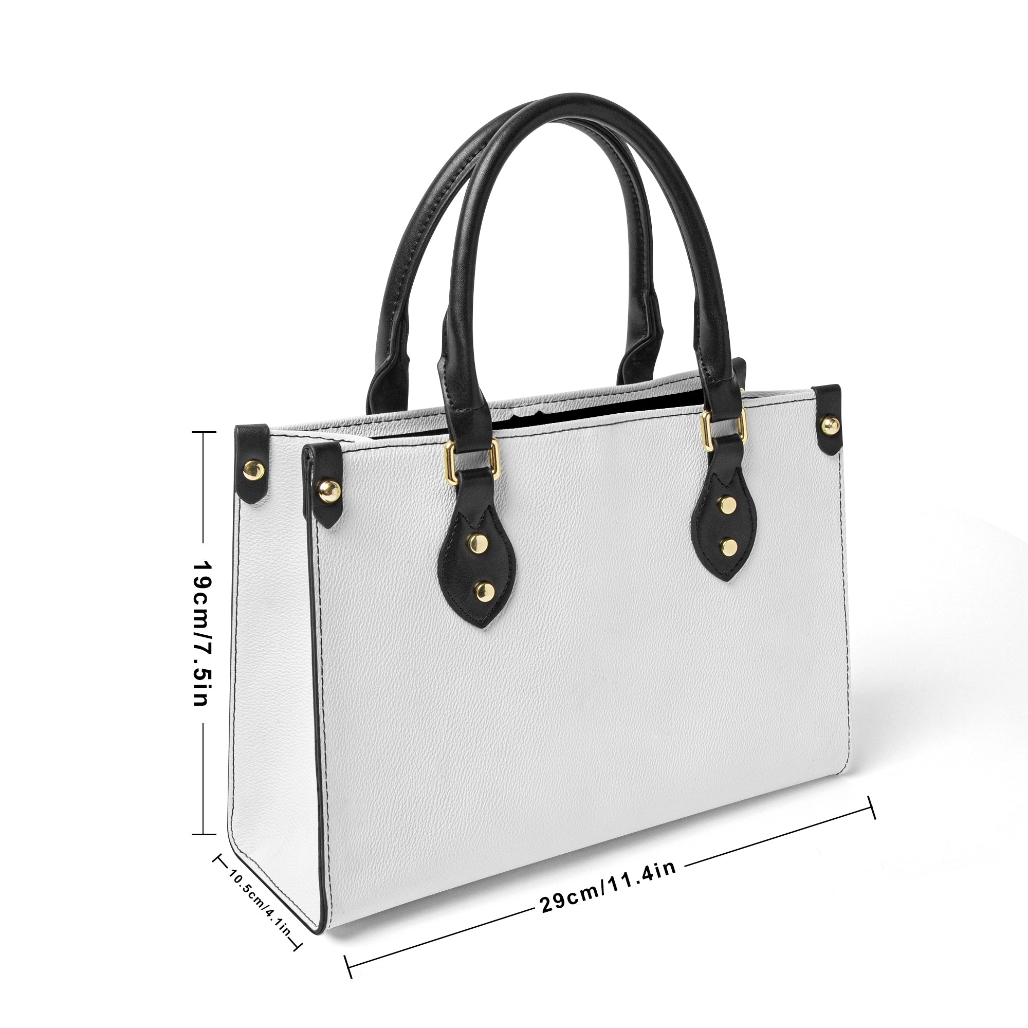 Munsieur Zip Pocket Fashion Handbag with Crown Print